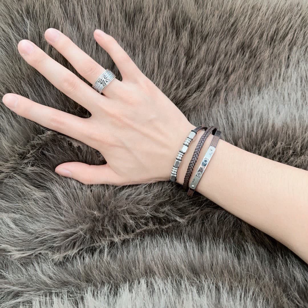 Louis Vuitton Leather Bracelet